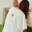 【gozo】開心農場要小心鱷魚寬版寬袖T恤(綠色)