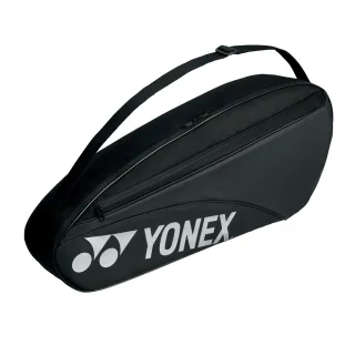 【YONEX】TEAM RACQUET BAG 羽拍袋 3支裝 羽球 網球 可調式背袋 黑(BA42323EX007)