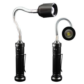 【Q&T】高亮U3 LED充電式調焦彎管工作燈(SY-T9028)