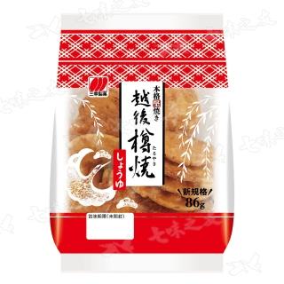 【三幸製果】越後樽燒米果 86g 醬油風味