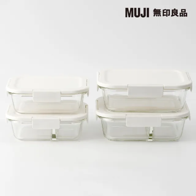 【MUJI 無印良品】耐熱玻璃便當盒/小