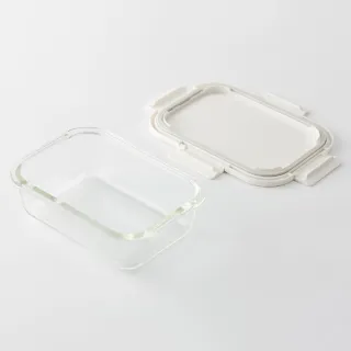 【MUJI 無印良品】耐熱玻璃便當盒/大