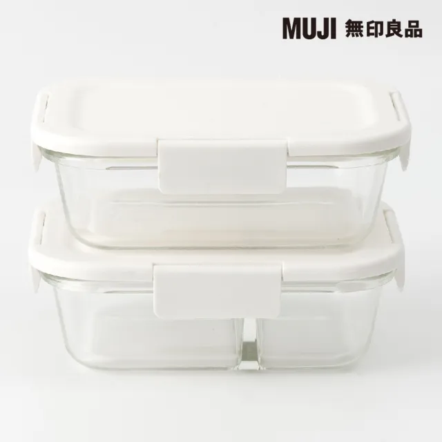 【MUJI 無印良品】耐熱玻璃便當盒/大