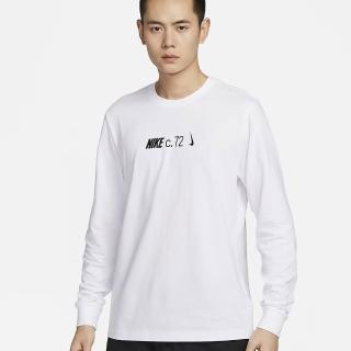 【NIKE 耐吉】長袖上衣 休閒 AS M NSW TEE LS CIRCA 男 白(DZ2897100)