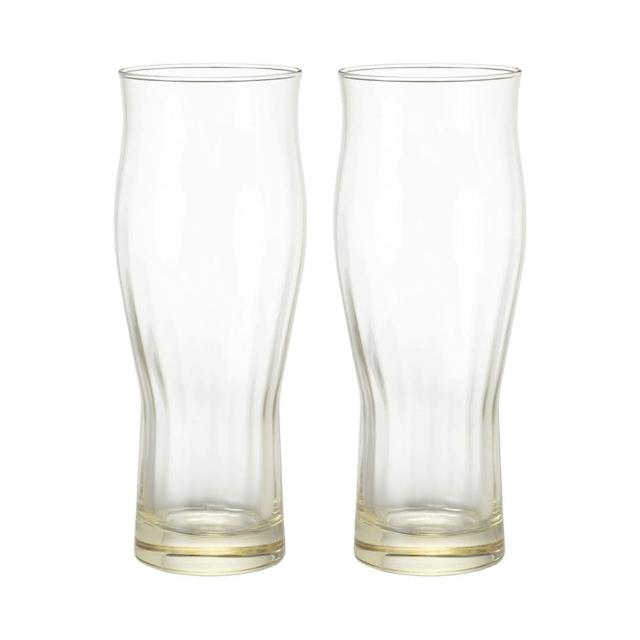 【TOYO SASAKI】東洋佐佐木 日本製琥珀啤酒杯360ml(兩入組)