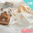 【BoBo 少女系】焦糖奶茶熊 學生少女低腰棉質三角內褲 超值5件入(M/L/XL)