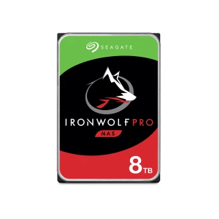 【SEAGATE 希捷】IronWolf Pro 8TB 3.5吋 7200轉 256MB NAS內接硬碟(ST8000NT001)