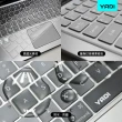 【YADI】ASUS Vivobook Go 14 Flip TP1400KA 專用 高透光SGS抗菌鍵盤保護膜(防塵 抗菌 防水 光學級TPU)