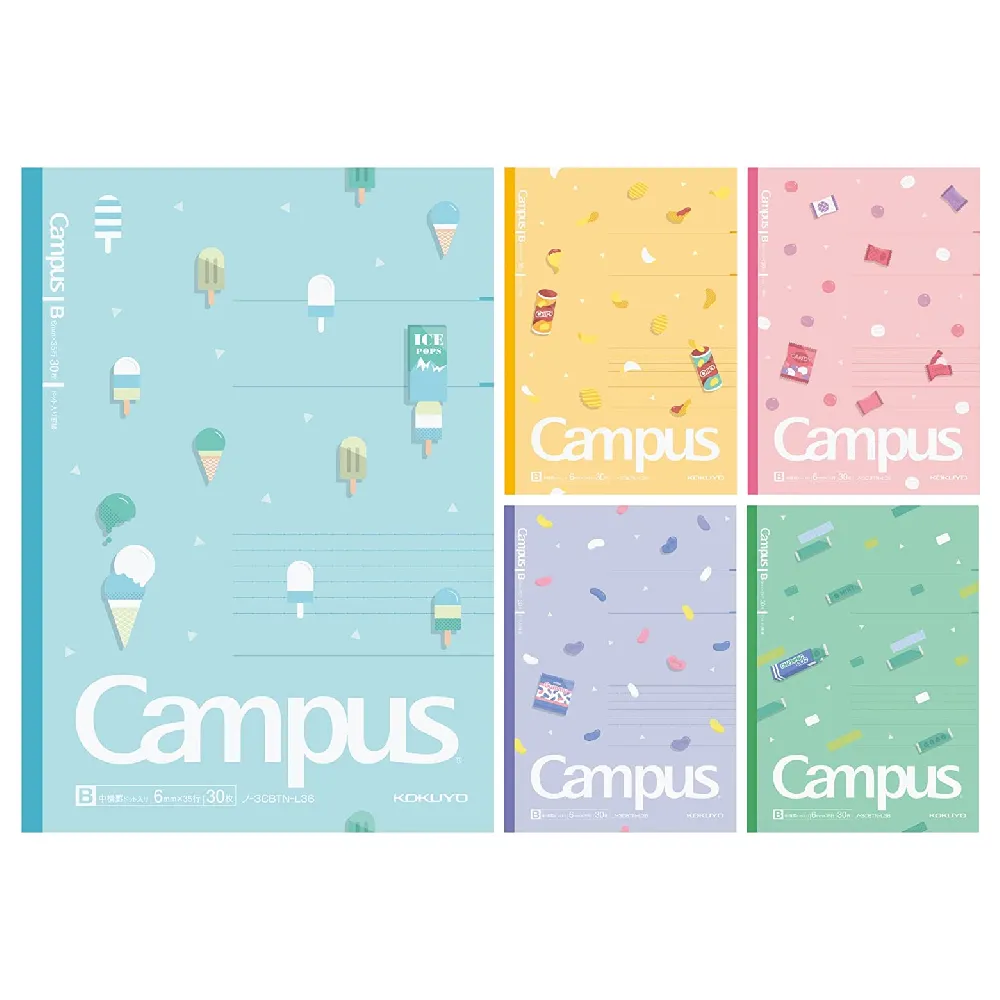 【KOKUYO】Campus點線筆記本B5(點心5入)