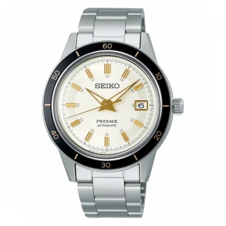 【SEIKO 精工】PRESAGE 60年代復古經典機械錶 SK038  -白40.8mm(4R35-05A0S/SRPG03J1)