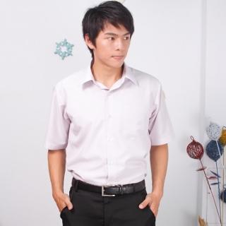 【JIA HUEI】短袖男仕吸濕排汗襯衫 3158系列 粉紅細條紋 商務 男襯衫(臺灣製造)