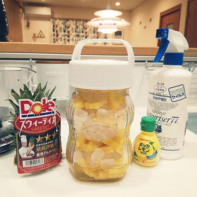 【TOYO SASAKI】東洋佐佐木 日本製玻璃果酒壺醃漬罐1000ml(4色)