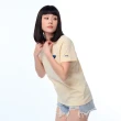 【JEEP】女裝 純棉休閒圖騰印花短袖T恤(黃色)