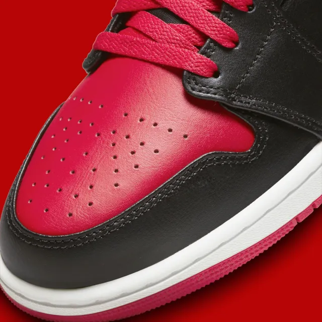 NIKE 耐吉】休閒鞋Air Jordan 1 Mid Alternate Bred 灌籃高手黑紅男鞋