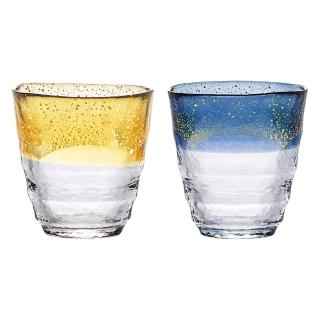 【TOYO SASAKI】東洋佐佐木 日本製金箔耐熱燒酒杯300ml(黃色/藍色)