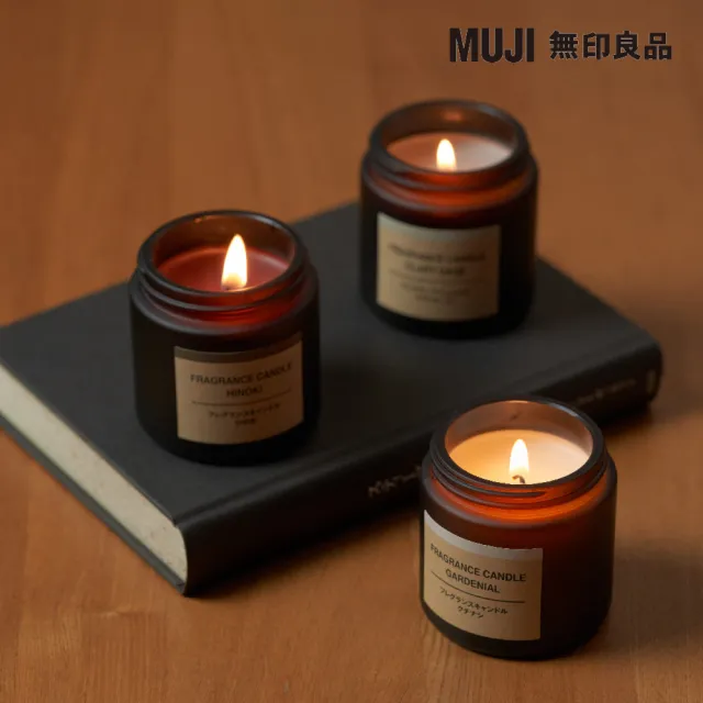 【MUJI 無印良品】芬香蠟燭.岩蘭草香味/85g