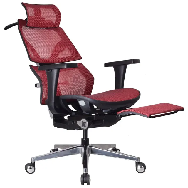 【特力屋】艾索人體工學椅 電腦椅 ESCL-A77 紅