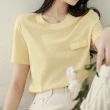 【Wonderland】絲滑涼感純色圓領T恤上衣(9色)
