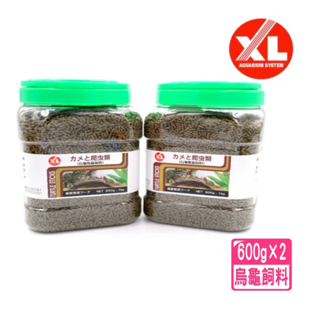 【MR.AQUA 水族先生】烏龜專用飼料600g-2罐組(兩棲水龜澤龜營養飼料)