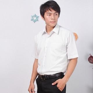 【JIA HUEI】短袖男仕吸濕排汗防皺襯衫 灰色 直條壓紋 商務 男襯衫(臺灣製造)