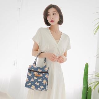 【uma hana】布丁鸚鵡萬用防水包樸荷提袋(手提袋/便當袋/萬用袋)