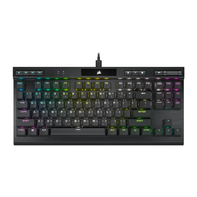 【CORSAIR 海盜船】K70光軸 RGB TKL機械式鍵盤