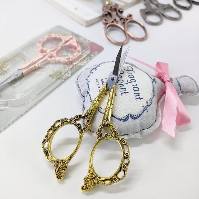 【BonBon naturel】精美復古不鏽鋼剪刀/縫紉剪/美術剪刀/手帳剪刀(多種款式任意挑選)