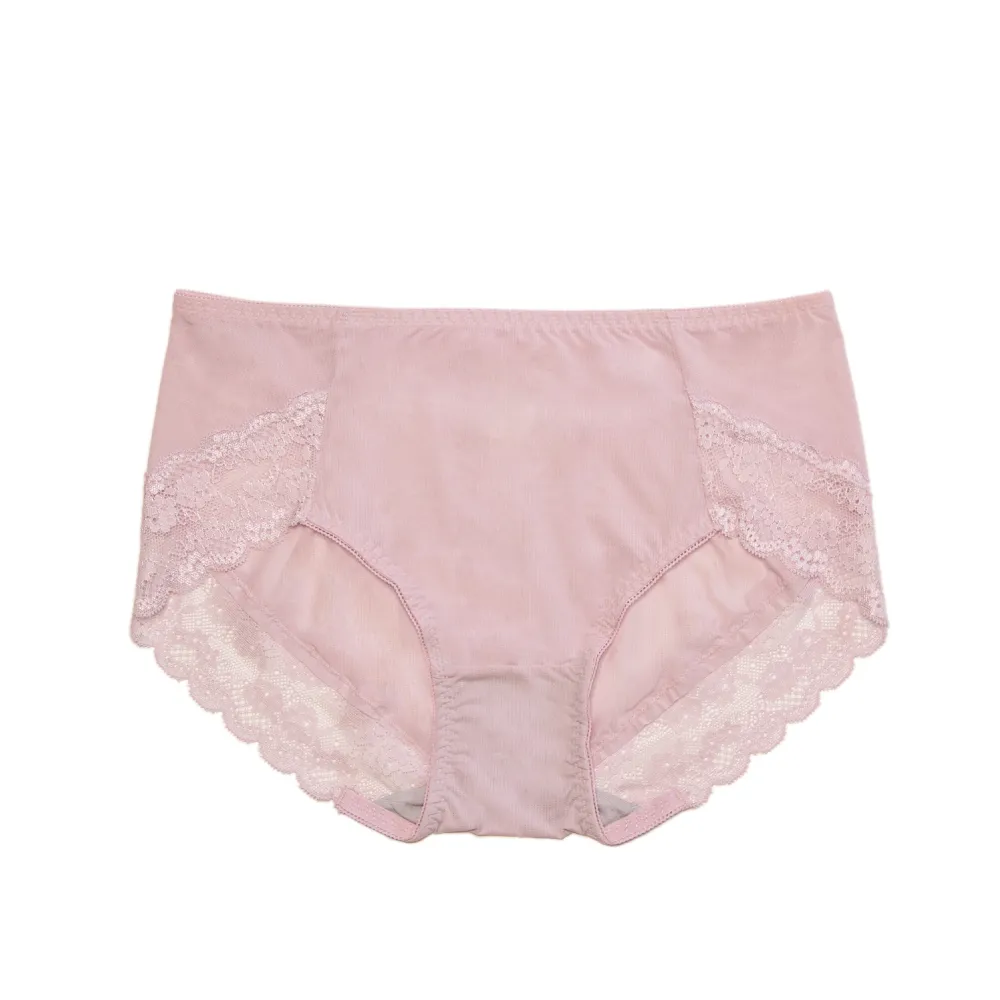 【PURE HEART】性感蕾絲-氧化鋅抗菌 包臀內褲 中腰 6色組(氧化鋅 抗菌 提臀 包臀 內褲 中腰)