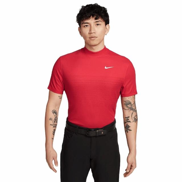 【NIKE 耐吉】NIKE DRI-FIT ADV TIGER WOODS 男士 小高領高爾夫球衫 老虎伍茲標誌(DR5325-687)