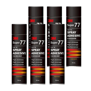 【3M】思高牌 77 特級萬能 噴膠 745ml 6瓶入 /組