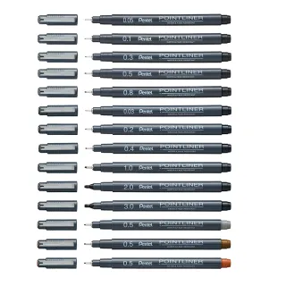 【Pentel 飛龍】PENTEL  POINTLINER 代針筆(3支1包)