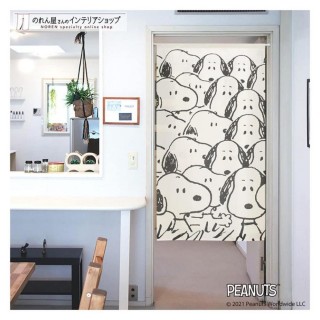 【COSMO】史努比 SNOOPY 滿版 門簾 卡通門簾 85X150CM(平行輸入 年末除舊布新)