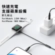 【Mcdodo 麥多多】酷智系列 二合一 Type-C to Apple Watch/Lightning 手錶磁吸充電器(iPhone充電1.5M)