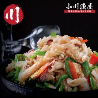 【小川漁屋】鮮凍刻花魷魚6包(300g±10%/包)