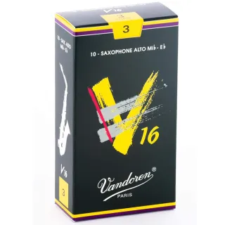 【Vandoren】A-V16 法國 Vandoren V16 中音薩克斯風竹片 10片裝(Alto SAX REEDS)