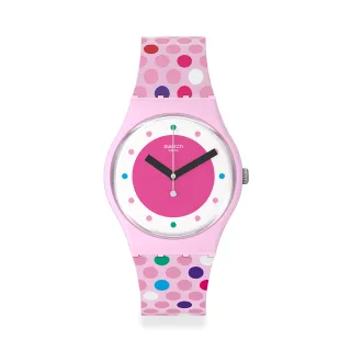 【SWATCH】Gent 原創系列手錶 BLOWING BUBBLES 男錶 女錶 瑞士錶 錶(34mm)