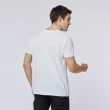【NAUTICA】男裝 航海風旗語圖騰短袖T恤(白色)