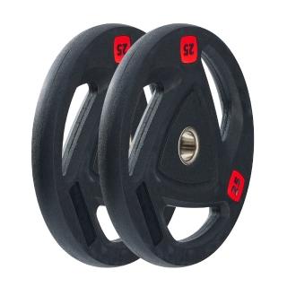 【TUK】2吋SG1三孔包膠槓片 25KG(×2片)