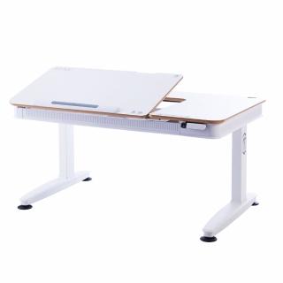 【Kid2Youth 大將作】寬120cm 兒童電動成長書桌 E6-120S(3歲以上適用/臺灣製/電動升降/人體工學)