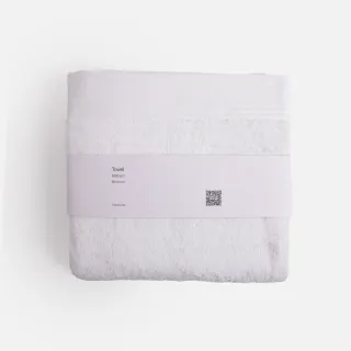 【HOLA】尊爵超柔埃及棉加大浴巾-經典白 86*150