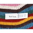 【Paul Smith】PAUL SMITH標籤LOGO條紋設計針織羊羔絨毛帽(多彩)