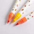 【Flowermonaco】可水洗 軟頭彩色筆12色(彩色筆/可水洗/多色彩色筆)