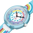 【Flik Flak】兒童手錶 夢幻彩虹 RAINBOW DREAMS 兒童錶 編織錶帶 瑞士錶 錶(31.85mm)