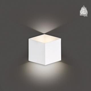 【必登堡】澪角壁燈 淺月白 B336103(壁燈/床頭燈/過道燈/樓梯燈/古典/簡約/上下照)