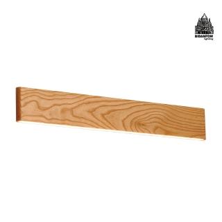 【必登堡】木閑壁燈 52cm B574705(床頭燈/過道燈/走廊燈/玄關燈/樓梯燈/現代/簡約/木質清新風)