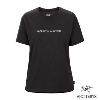 【Arcteryx 始祖鳥官方直營】女 LOGO 短袖休閒 Tee(黑)