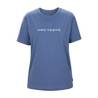 【Arcteryx 始祖鳥官方直營】女 LOGO 短袖休閒 Tee(月光藍)