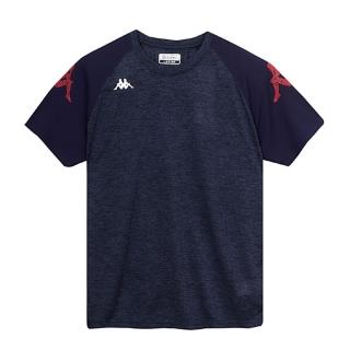 【KAPPA】義大利中性短袖圓領衫(丈青 381R2TWB29 臺灣製)
