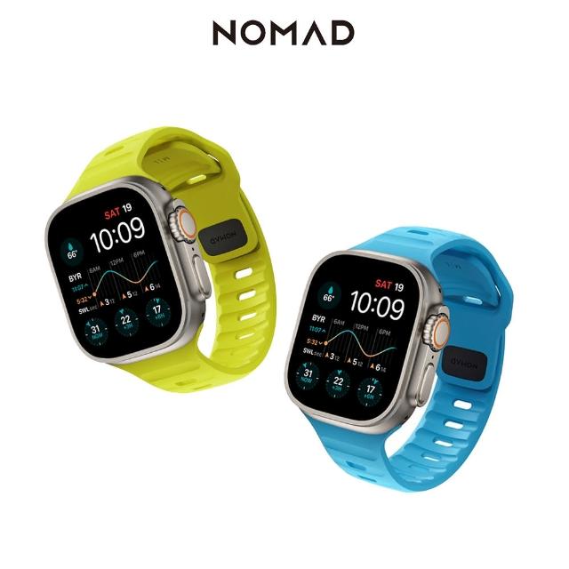 【NOMAD】Apple Watch 49/46/45/44mm 專用運動風FKM橡膠錶帶(限量版)