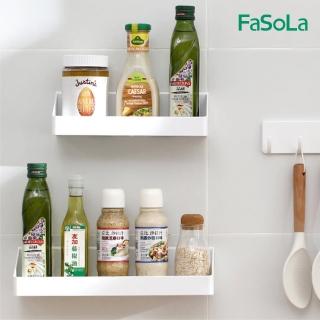 【FaSoLa】多用途免打孔加寬壁掛置物架